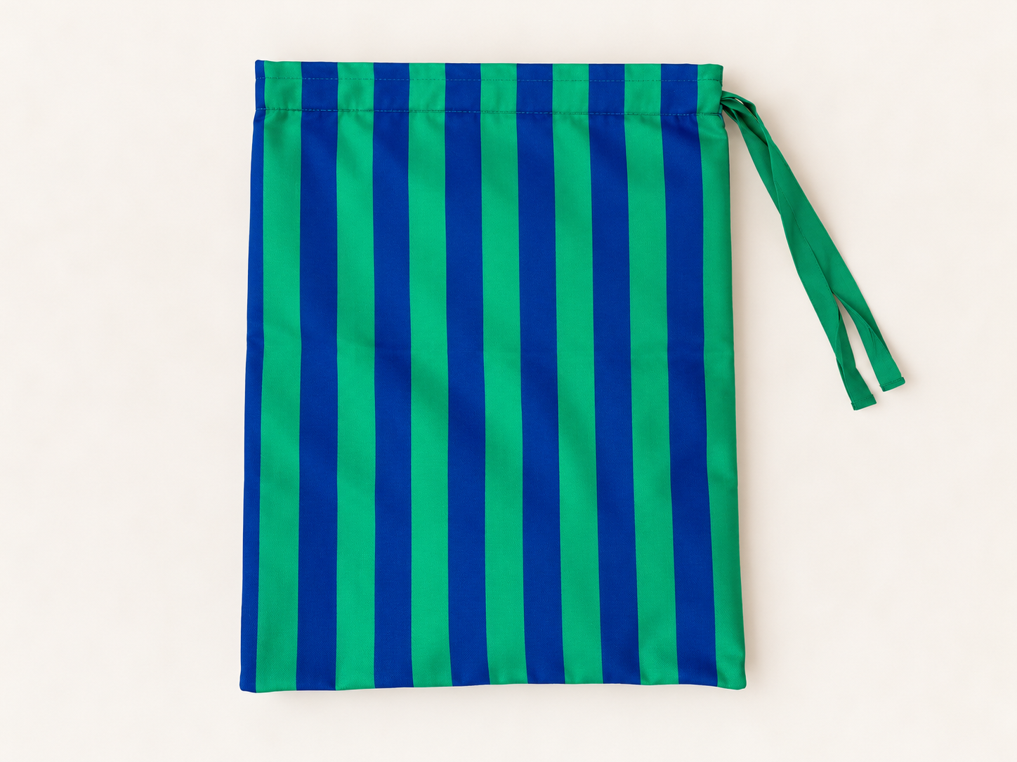 BOLSA PARA ZAPATOS - RAYAS AZULES