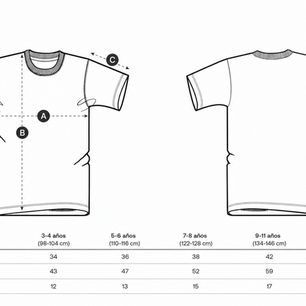 CAMISETA MANGA CORTA BURRITO PÍO KIDS
