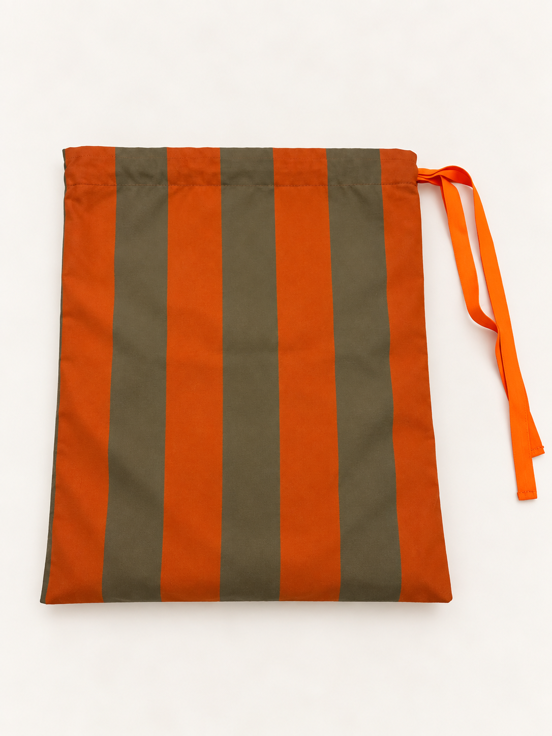 BOLSA PARA ZAPATOS - RAYAS MARRONES