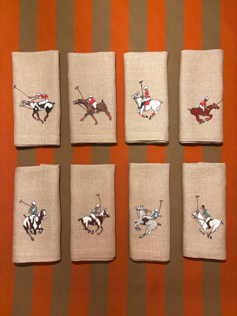 SET DE 4 SERVILLETAS DE LINO