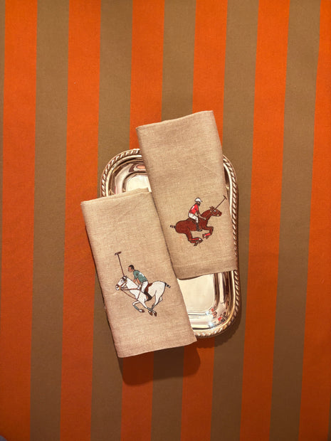 SET DE 4 SERVILLETAS DE LINO