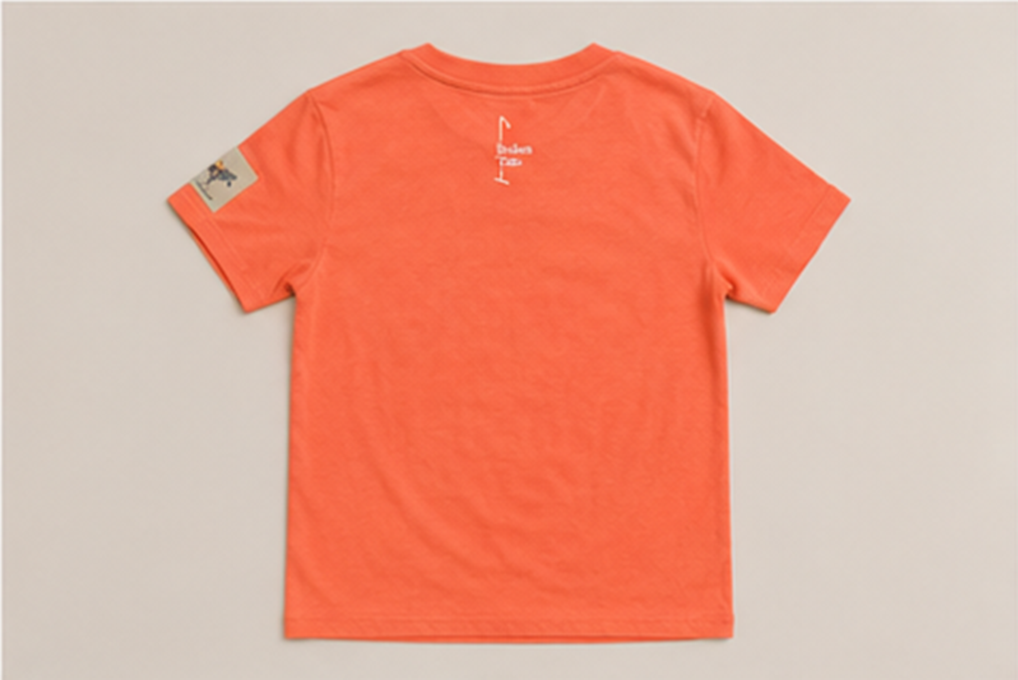 CAMISETA MANGA CORTA NARANJA POLISTA KIDS