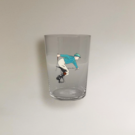 VASO DE SIDRA  - JOCKEY RAYAS AZULES
