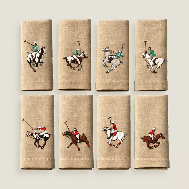 SET DE 4 SERVILLETAS DE LINO