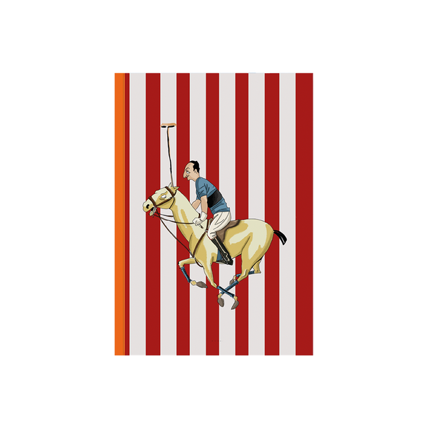 CUADERNO - POLISTA RAYAS ROJAS