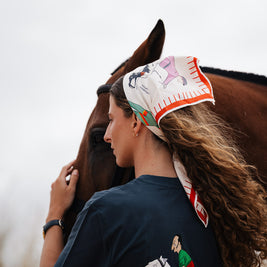 PAÑUELO DE SEDA - JOCKEYS