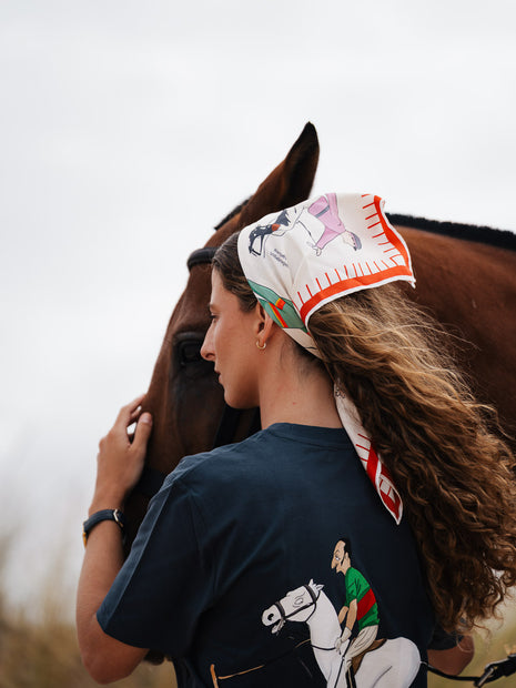 PAÑUELO DE SEDA - JOCKEYS