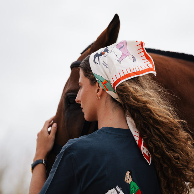 PAÑUELO DE SEDA - JOCKEYS