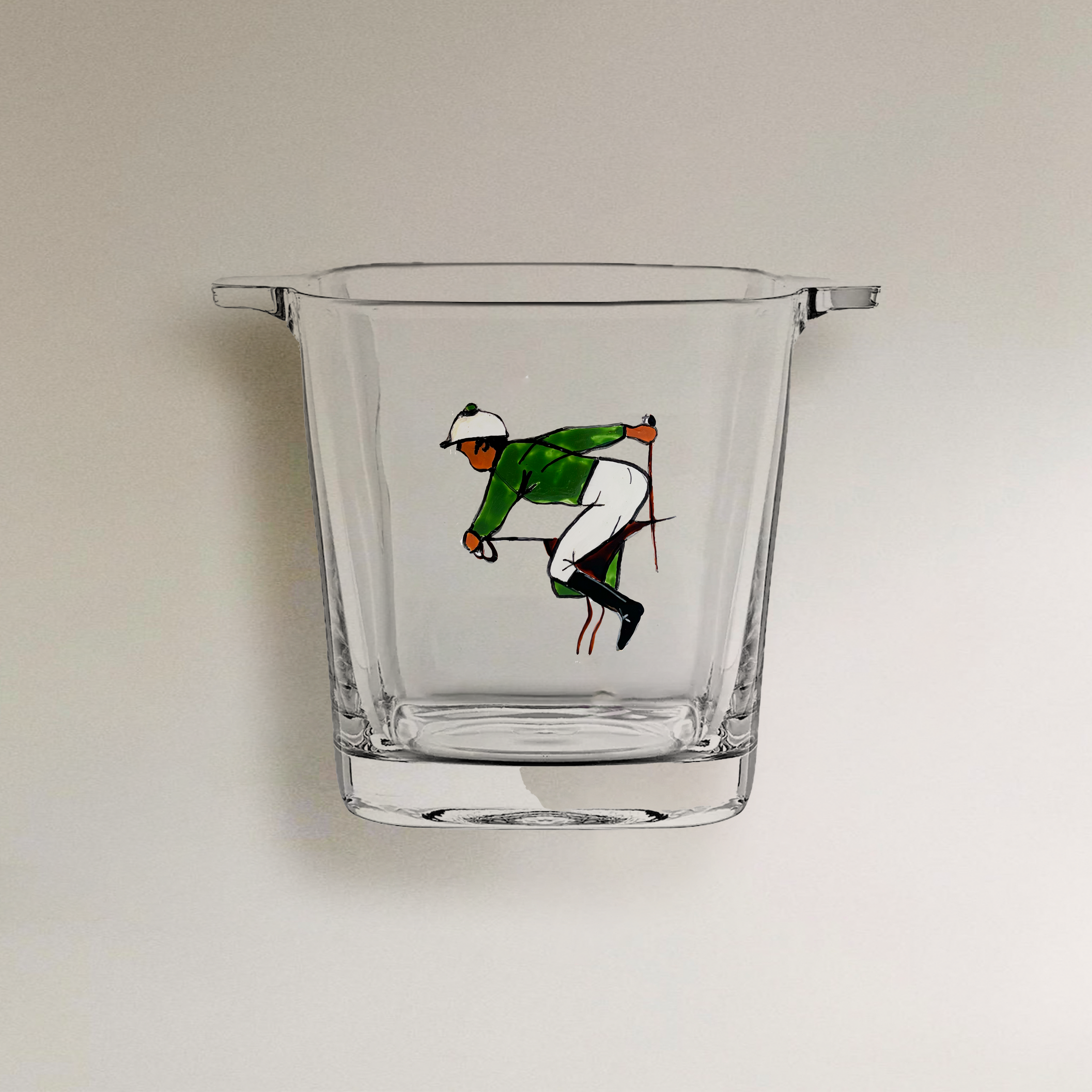 CUBITERA - JOCKEY CON CHAQUETILLA VERDE