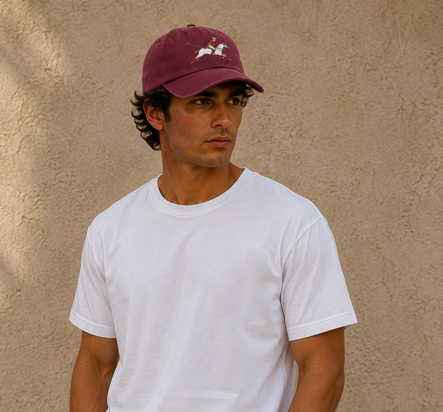 GORRA VINTAGE BURGUNDY