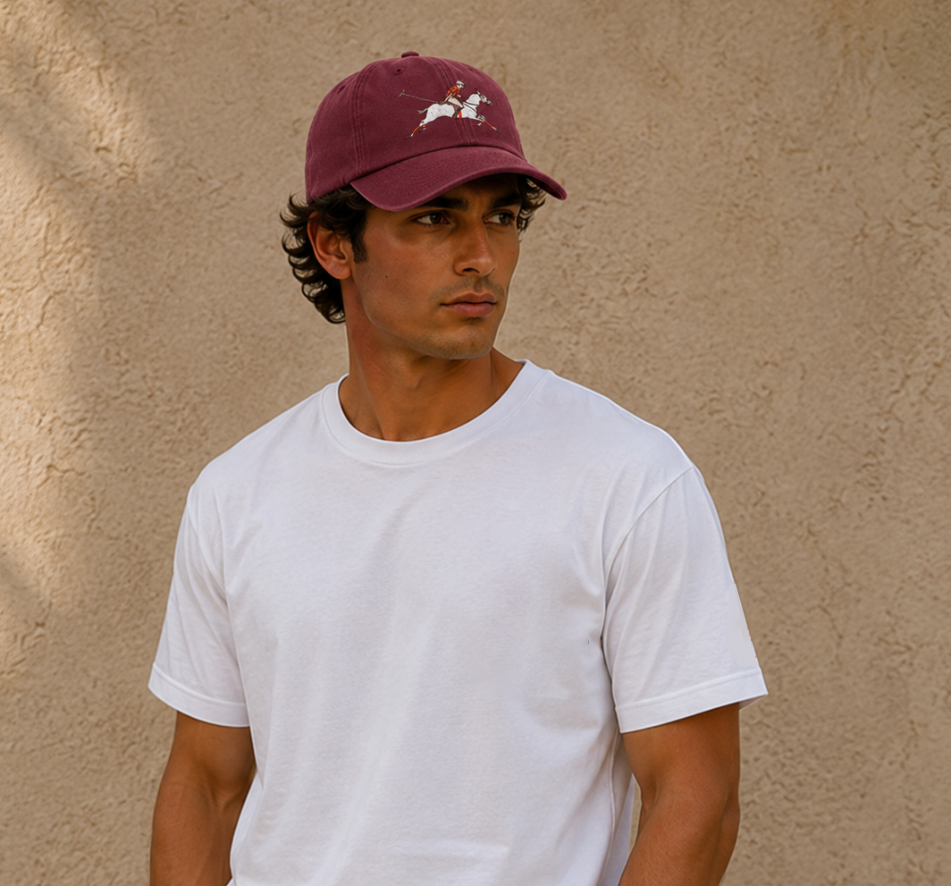 GORRA VINTAGE BURGUNDY