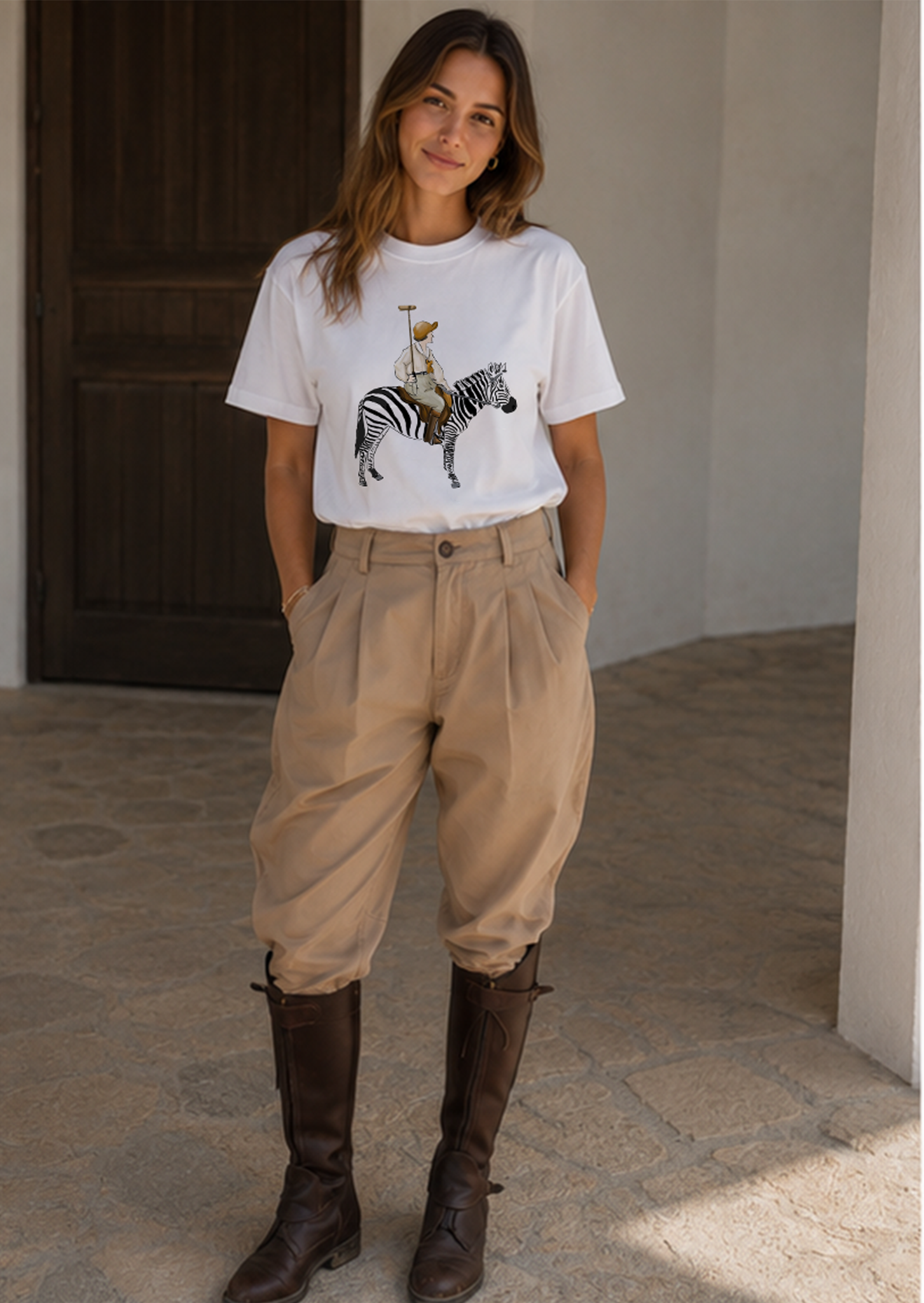 CAMISETA MANGA CORTA LADY MALLET MUJER